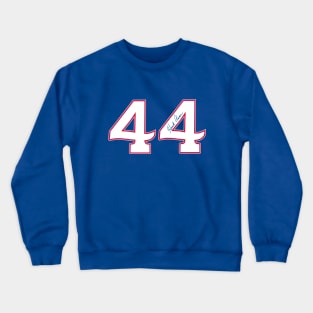 Hank Aaron Jersey Number Crewneck Sweatshirt